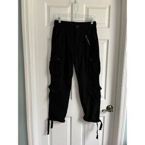 Womens Black Cargo Pants